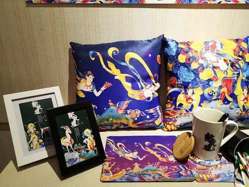 敦煌系列插畫設計衍生品個人成品展示