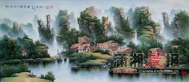 砂石畫,一個(gè)濃縮的張家界