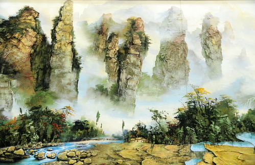 世界面積最大砂石畫 十一 亮相張家界武陵源景區