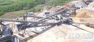 錘式破碎篩分一體化生產線長啥樣