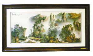 藝術品市場獨特一角 砂石畫開啟藝術的環保之路,沈勇,藝術新聞,書畫新聞,藝術中國