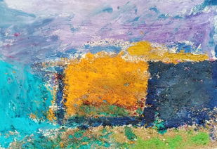 砂石為骨，顏料為魂 彩虹口袋四月畫作中的星點春天